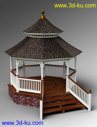 3D打印模型Cedar Gazebo的图片
