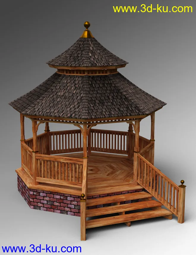Cedar Gazebo模型的图片6