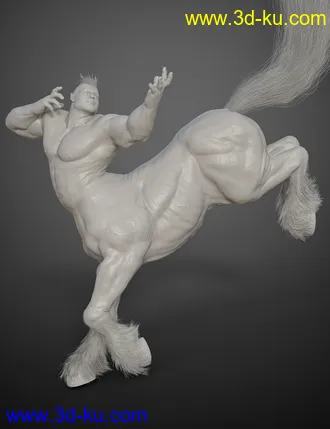3D打印模型Centaur Maxx for Genesis 8 Male Centaur的图片