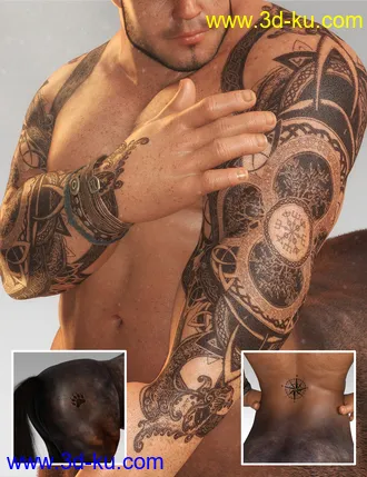 3D打印模型Centaur Maxx for Genesis 8 Male Centaur的图片