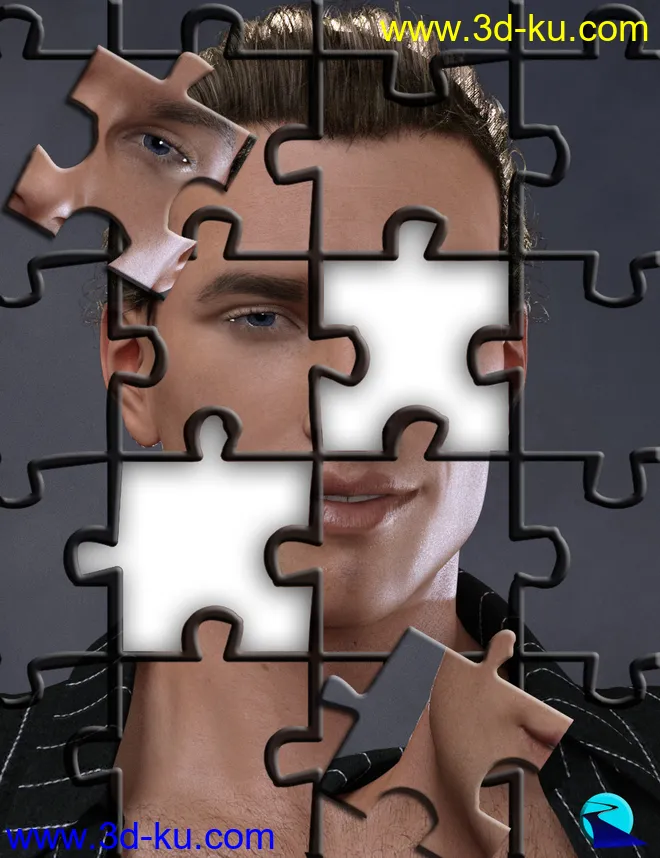 Character Converter from Genesis 3 Male to Genesis 8 Male模型的图片1