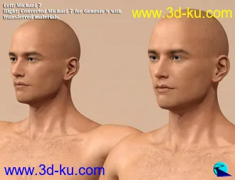 3D打印模型Character Converter from Genesis 3 Male to Genesis 8 Male的图片