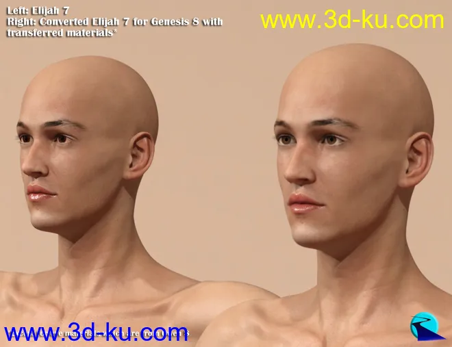 Character Converter from Genesis 3 Male to Genesis 8 Male模型的图片9