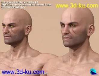 3D打印模型Character Converter from Genesis 3 Male to Genesis 8 Male的图片