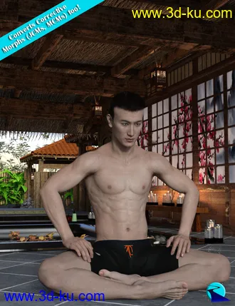 3D打印模型Character Converter from Genesis 3 Male to Genesis 8 Male的图片