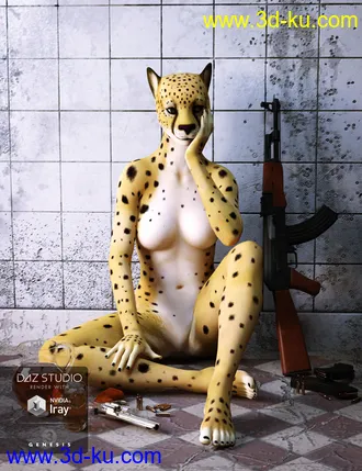 3D打印模型Cheetah Girl for Genesis 3 Female的图片