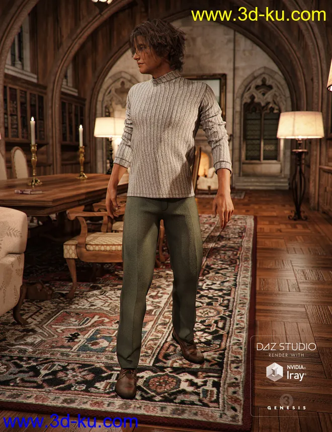 Civilized Man for Genesis 3 Male(s)模型的图片2