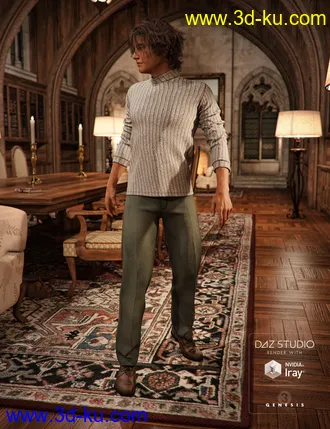 3D打印模型Civilized Man for Genesis 3 Male(s)的图片