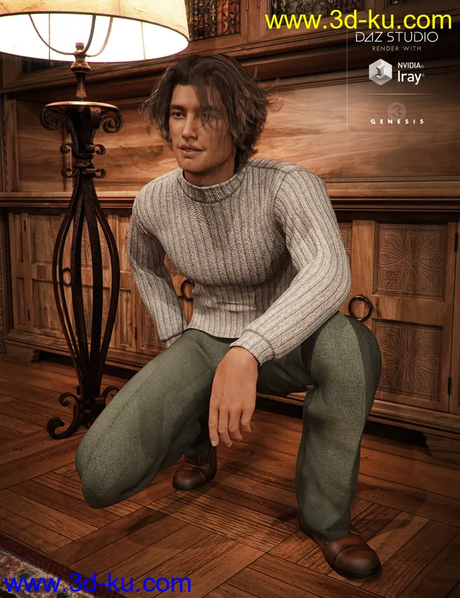 Civilized Man for Genesis 3 Male(s)模型的图片4
