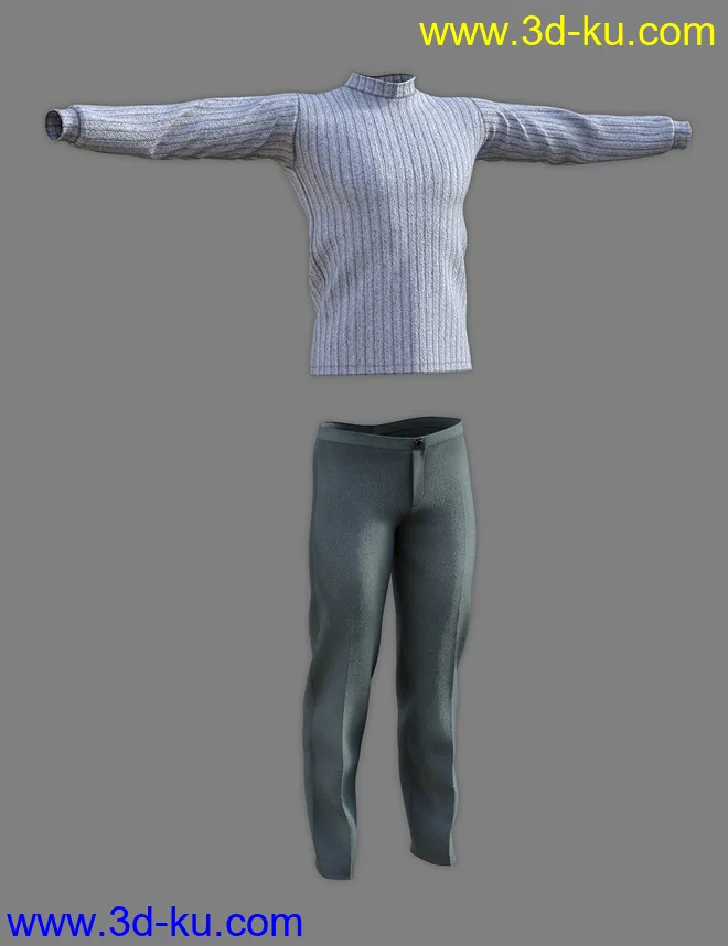 Civilized Man for Genesis 3 Male(s)模型的图片5