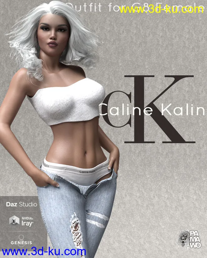 CK Outfit for G8 Female模型的图片1