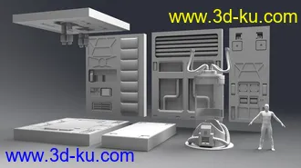 3D打印模型Clone Room Construction Kit的图片