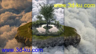 3D打印模型Cloudscape Creator - Bare Sky HDRIs for Iray的图片