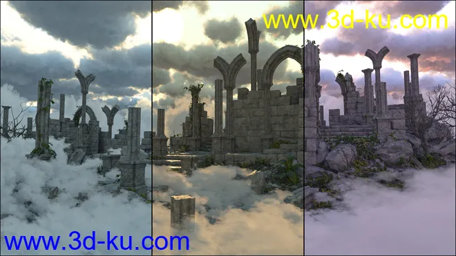 Cloudscape Creator - Bare Sky HDRIs for Iray模型的图片3