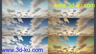3D打印模型Cloudscape Creator - Bare Sky HDRIs for Iray的图片