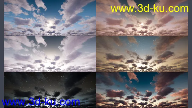 Cloudscape Creator - Bare Sky HDRIs for Iray模型的图片8