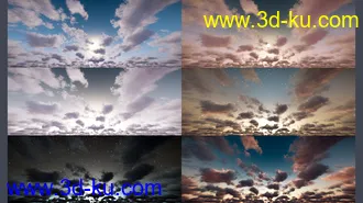 3D打印模型Cloudscape Creator - Bare Sky HDRIs for Iray的图片