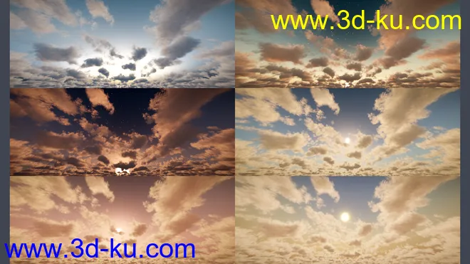 Cloudscape Creator - Bare Sky HDRIs for Iray模型的图片9