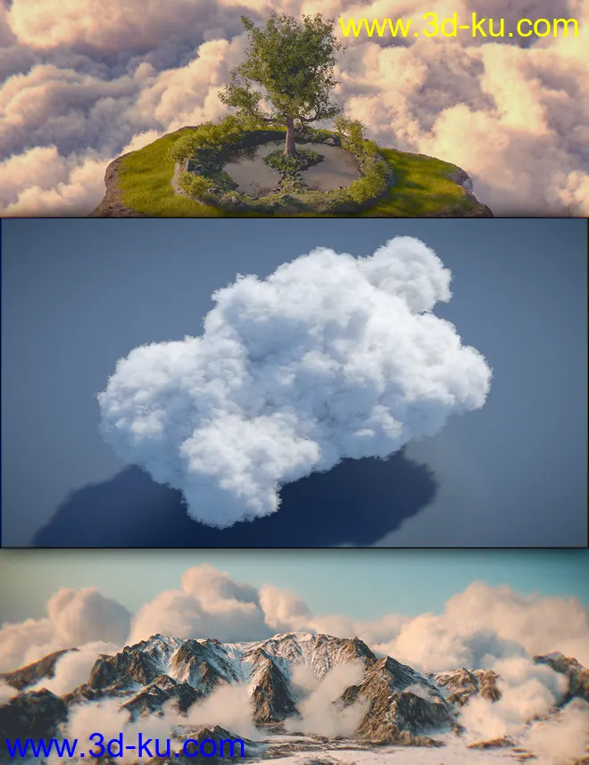 Cloudscape Creator - Hero Clouds for Iray模型的图片1