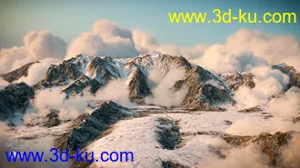 3D打印模型Cloudscape Creator - Hero Clouds for Iray的图片
