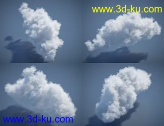 3D打印模型Cloudscape Creator - Hero Clouds for Iray的图片