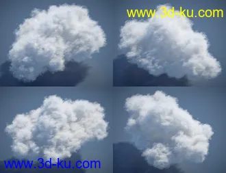 3D打印模型Cloudscape Creator - Hero Clouds for Iray的图片