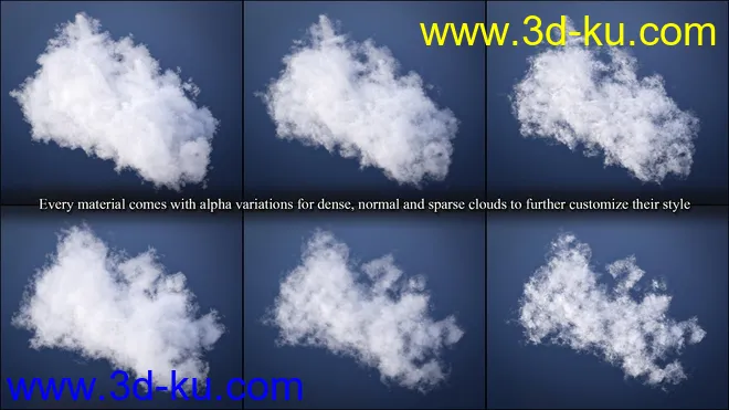 Cloudscape Creator - Material Expansion模型的图片11