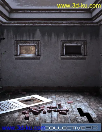 3D打印模型Collective3d Movie Sets Haunted Interior的图片