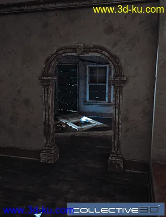 3D打印模型Collective3d Movie Sets Haunted Interior的图片