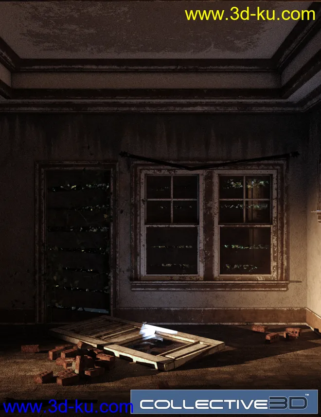 Collective3d Movie Sets Haunted Interior模型的图片5