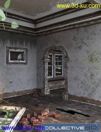 3D打印模型Collective3d Movie Sets Haunted Interior的图片