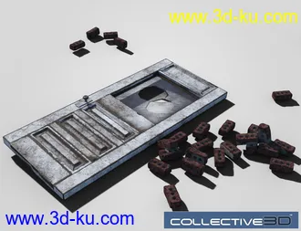 3D打印模型Collective3d Movie Sets Haunted Interior的图片