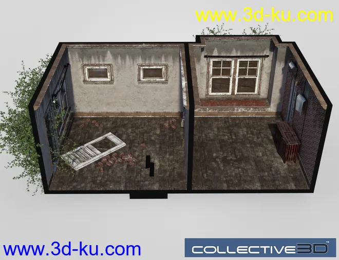 Collective3d Movie Sets Haunted Interior模型的图片10