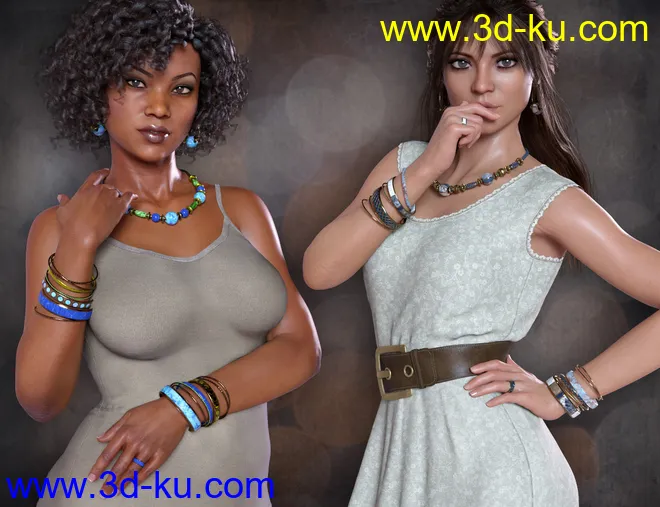 Colorful Jewelry for Genesis 8 Female(s)模型的图片11