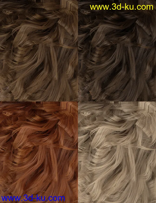 Colors for BeDazzle Hair模型的图片4