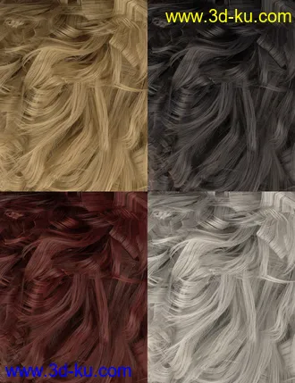 3D打印模型Colors for BeDazzle Hair的图片