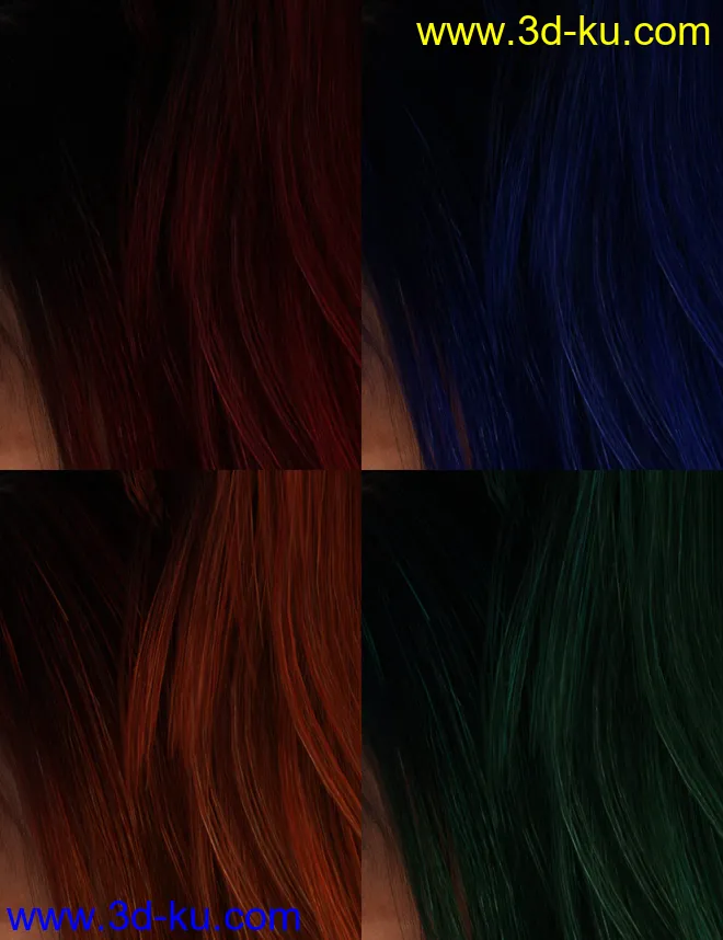 Colors for Belfry Hair模型的图片3