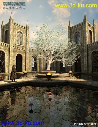 3D打印模型Concordia Rotunda的图片