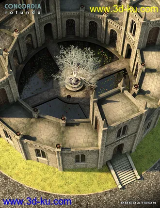 3D打印模型Concordia Rotunda的图片