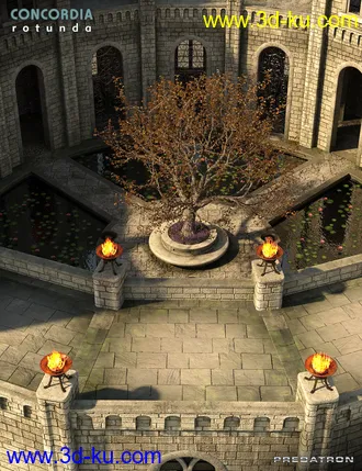 3D打印模型Concordia Rotunda的图片