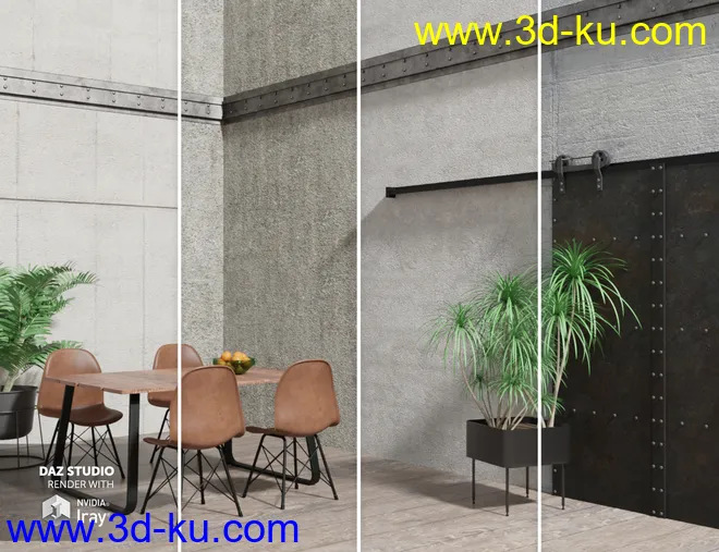 Concrete - Iray Shaders模型的图片3