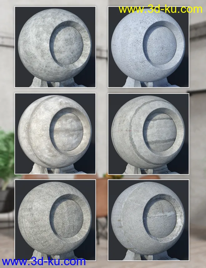 Concrete - Iray Shaders模型的图片5