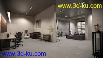 3D打印模型Contemporary Office Space的图片