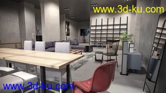 3D打印模型Contemporary Office Space的图片