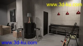 3D打印模型Contemporary Office Space的图片