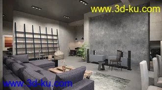 3D打印模型Contemporary Office Space的图片