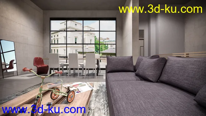 Contemporary Office Space模型的图片9