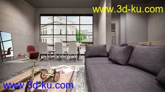 3D打印模型Contemporary Office Space的图片
