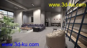3D打印模型Contemporary Office Space的图片