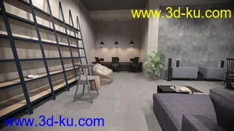 3D打印模型Contemporary Office Space的图片
